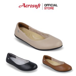 Aerosoft Giày Nữ Giày sức khỏe Gót phẳng giày mềm cw308