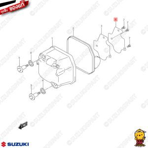 Suzuki Avenis 125 gioăng ống xả và ống xả