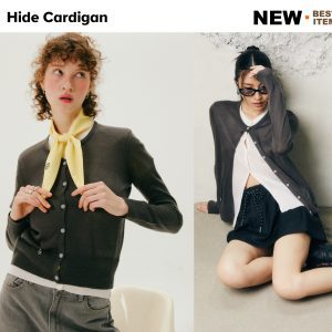 Sarin Áo Khoác Cardigan mỏng dài tay