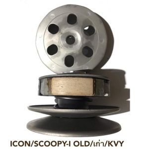 (SCOOPY-I cũ/biểu tượng) Đai truyền động bánh xe Đai truyền động bát sau Bộ Bánh sau bộ Đĩa ly hợp vải sau điều chỉnh được tốc độ