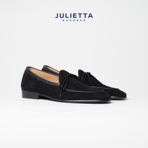 Da lộn sợi julietta Sandro: Màu đen (không viền)
