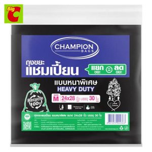 CHAMPION túi đựng rác siêu dày 24x28 inch gói màu đen 30