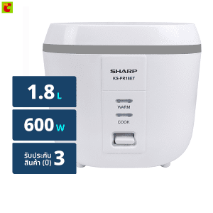 KS-PR18ET Nồi cơm điện Sharp cỡ 1.8 L. Các loại màu