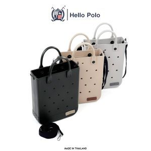 Hello Polo Túi đeo chéo thời trang nữ bền chất liệu EVA sức chứa lớn dễ lau chùi túi đẹp bh2005