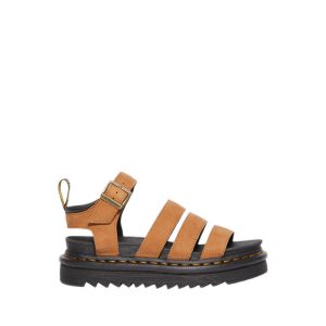 Dr. martens blaire Xăng đan quai da-Nâu