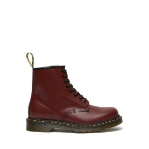 Dr. martens bốt da trơn 1460-màu đỏ