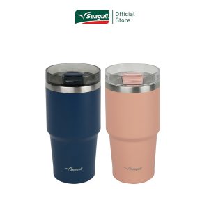 Seagull cốc hút chân không màu Đỏ 0.6 lít với 2 màu tùy chọn, xanh đậm và hồng