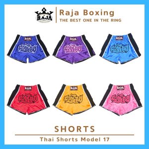 Quần soóc Muay Thái quần tập đấm bốc RaJa với nhiều màu Muay Thái lưới bên sọc (100% chính hãng Sateen) Quần soóc Muay Thái