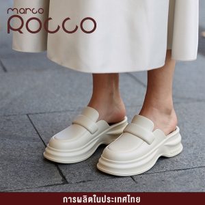 Marco Rocco Giày nữ đế bằng tăng chiều cao 5 cm Xăng đan cao gót thời trang chống nước mr8014