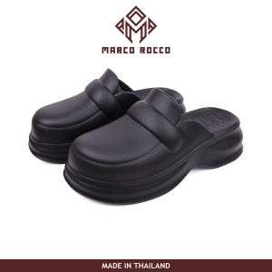 Marco Rocco Giày nữ đế dày 5 cm Dép đi trong nhà chống nước mềm chất liệu EVA tăng chiều cao mr8014 thời trang