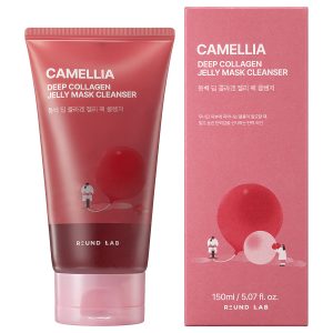 Mặt nạ sữa rửa mặt dạng thạch collagen sâu hình tròn Lab-Camellia (150ml)