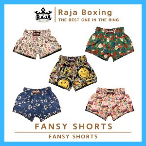 Quần đấm bốc Muay Thái quần boxer in hình Lạ mắt quần đùi đấm bốc thỏ RaJa đẹp đặc biệt Muay Thái