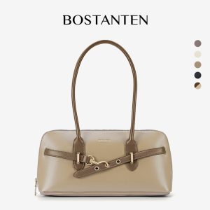 [BOSTANTEN Chloe Bag Túi xách đeo vai cho phụ nữ, da cao cấp, thiết kế sang trọng, dung tích trung bình, phù hợp sử dụng trong mọi dịp]