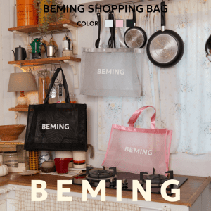 [Bemingbag008 - TÚI MUA SẮM BEMING กระเป๋าโท้ท trong suốt, thiết kế đơn giản nhưng vẫn thể hiện phong cách, nhẹ nhàng và tiện lợi để mang theo]