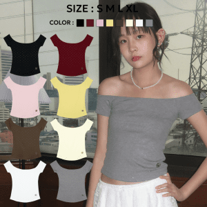 [Bemingtop922 (S-XL) - Cherry Wink - Áo cổ tròn vai xinh xắn và dễ thương 🍒]