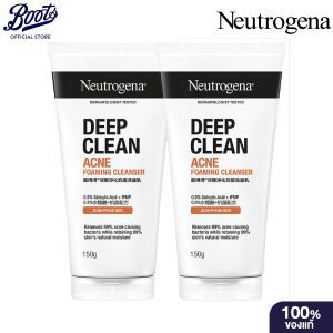 Sữa rửa mặt Neutrogena Deep Clean Acne Foaming Cleanser 175g (Bộ đôi)