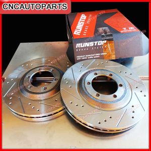 [RUNSTOP Bộ đĩa phanh ISUZU ALL NEW D-MAX 4x2 Hilander, ALL NEW 4WD, MU-X từ năm 2010-2019, đĩa phanh có rãnh và lỗ khoan, cặp phía trước SLOT (giá cho cặp phía trước) Đĩa phanh được tinh chỉnh từ DEEMAX]