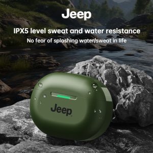 Tai nghe không dây Jeep EW011 TWS Bluetooth 5.3 Bass chống nước tai nghe thể thao âm nhạc với mic tai nghe cho IOS Android.