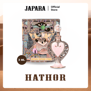 [Hathor có dung tích 3ML. Hương thơm ngọt ngào giống như kẹo hòa quyện với hoa. Đầu hương mang đến cảm giác gợi cảm và quyến rũ. Dầu nước hoa từ Parfum.]