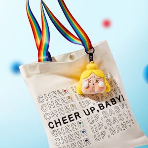 [POP MART CRYBABY CHEER UP, BABY! SERIES - Hộp mù mịt móc khóa bông]