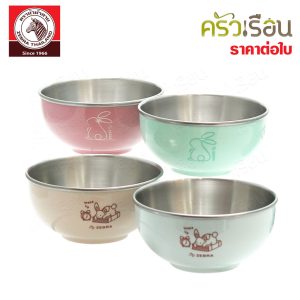 Chuyển đổi văn bản sau từ [Thái] sang [Việt]:

[ZEBRA Bát Nhật Bản Inox 11 cm. Hình đầu ngựa [giá mỗi cái] 124004 Bát inox Bát ngựa Tô]