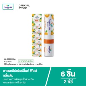 Cây bạc hà hít trường dầu cam 6 chiếc