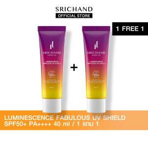 [1FREE1] Srichand Kem chống nắng LUMINESCENCE FABULOUS UV SHIELD SPF50+ PA++++ (40ml)