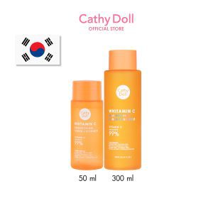 Cathy Doll White Vitamin C Brightening Toner and Essence (Facial nourishment, toner, vitamin C toner)