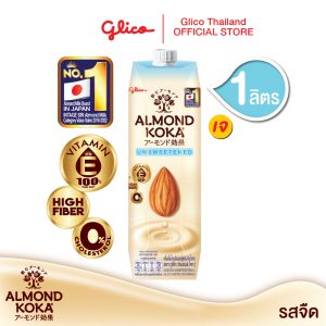 Sữa hạnh nhân không đường (Thương hiệu Glico Almond KOKA) 1 lít x 1