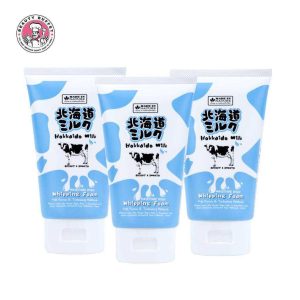 [(3 ống) MADE IN NATURE HOKKAIDO MILK MOISTURE RICH WHIPPING FOAM làm từ sữa Hokkaido giàu độ ẩm, tạo bọt dày (100g.)]