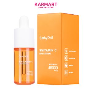 [Cathy Doll Whitamin C Spot Serum. 30ml Serum chứa nhiều vitamin C cô đặc giúp làm giảm vết thâm đen - Whitamin C Serum làm sáng da]