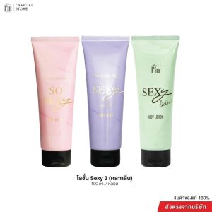 Madame Fin **Chỉ có tại Life** chương trình khuyến mãi nước hoa Lotion Sexy Collection 3 ống, mỗi ống có dung tích 100ml.