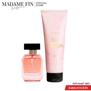Madame Fin nước hoa SEXY 1 chai dung tích 30 ml + lotion sexy 1 tuýp dung tích 100 ml.