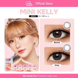 [Kính áp tròng Kitty Kawaii: Mini Kelly - ống kính tiếp xúc hàng tháng Kitty Kawaii]