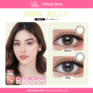 [Kính áp tròng Kitty Kawaii: Mini Jelly - ống kính tiếp xúc hàng tháng Kitty Kawaii]