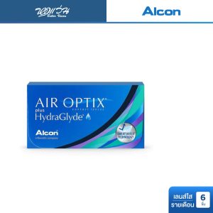[Alcon Air Optix Plus Hydraglyde hàng tháng ống kính mềm Alcon số lượng/ hộp 3 chiếc]
