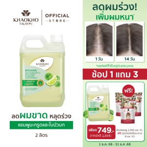 [Khaokho Talaypu là một loại dầu gội dưỡng tóc dạng gel lạnh, công thức từ chanh và lá bạc hà giúp giảm rụng tóc (2,000 ml).]