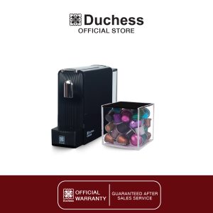 Duchess Máy pha cà phê hạt cà phê Nespresso CM6450B/W với phụ kiện đựng viên nén cà phê, máy pha cà phê hạt cà phê Nespresso, có thể chọn màu sắc.