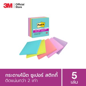 3M™ Post-it® Super Sticky Notes, 654-5SSMIA