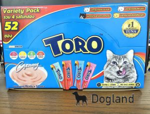 [Toro Toro bánh mèo liếm, hương vị đa dạng, 52 gói 15gX52 gói]