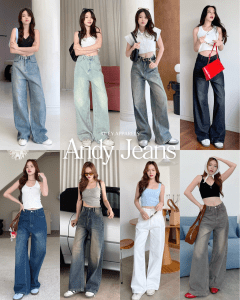 [Riley.apparels - Andy Jeans [Sẵn sàng giao hàng mọi màu]]