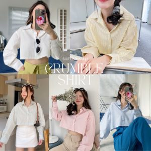 [Riley.Apparels - Áo Croptop Crumble]