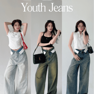 [Riley.apparels - Quần jean trẻ em cạp gấu]