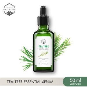 Dầu dưỡng từ chiết xuất cây trà chống vi khuẩn, giúp làm mịn da, giảm nguy cơ mụn Naturista Tea Tree Essential Serum 50ml.