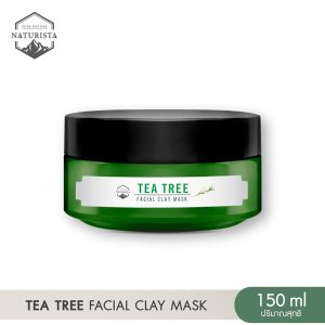 Mới! Mặt nạ đất sét cây trà Naturista Tea Tree Facial Clay Mask 150ml để làm mịn da