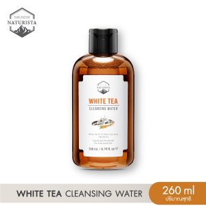 Nước tẩy trang trà trắng Naturista với công nghệ Nano Deep Clean™, làm sạch sâu các lớp trang điểm và bụi bẩn, dung tích 260ml.