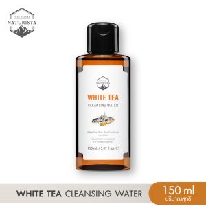 Nước tẩy trang trà trắng Naturista với công nghệ Nano Deep Clean™, làm sạch sâu các lớp trang điểm và bụi bẩn, dung tích 150ml.