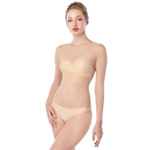 [Cherilon bộ suit sát cơ thể, tay dài, màu da, ôm sát, nhẹ nhàng, khoe làn da đẹp, chất lượng NIC-BSFC08-BE]