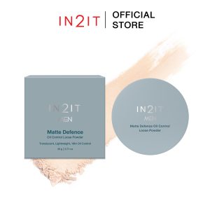 BỘ PHẤN PHỦ DẦU IN2IT MEN MATTE DEFENCE OIL CONTROL LOOSE POWDER - แป้งฝุ่น kiểm soát dầu, bổ sung [MMLP01]