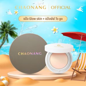 Bột phấn Glow skin + Bột phấn To go của công chúa
